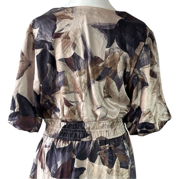 Rachel Zoe Pink and Tan Dolman Sleeve Maxi Dress - Picture 6 of 9